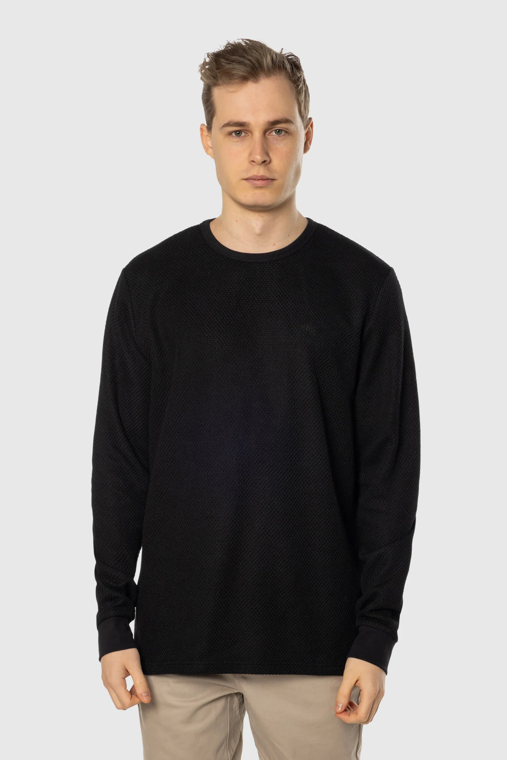 Waffle Knit Long Sleeve