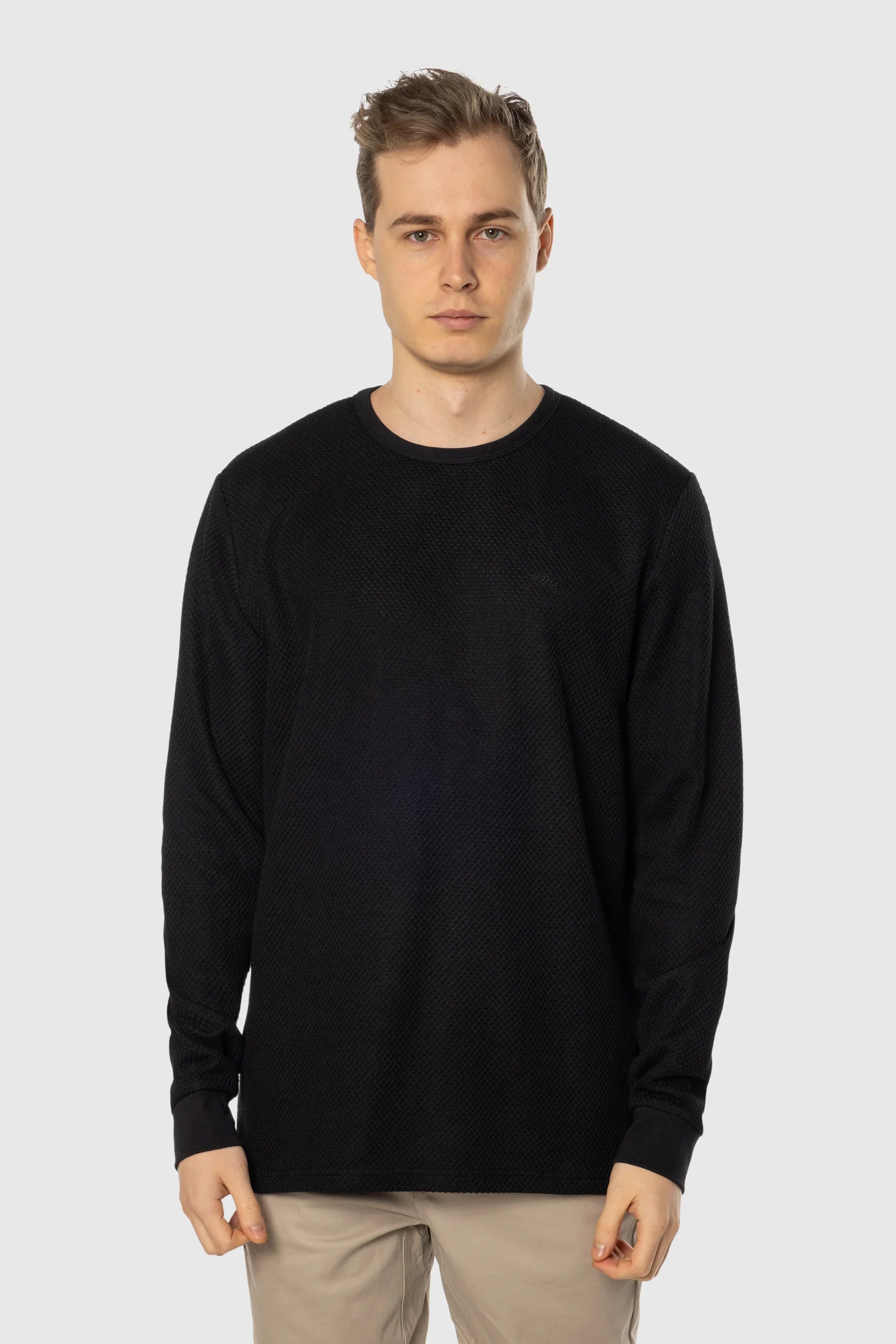 Waffle Knit Long Sleeve